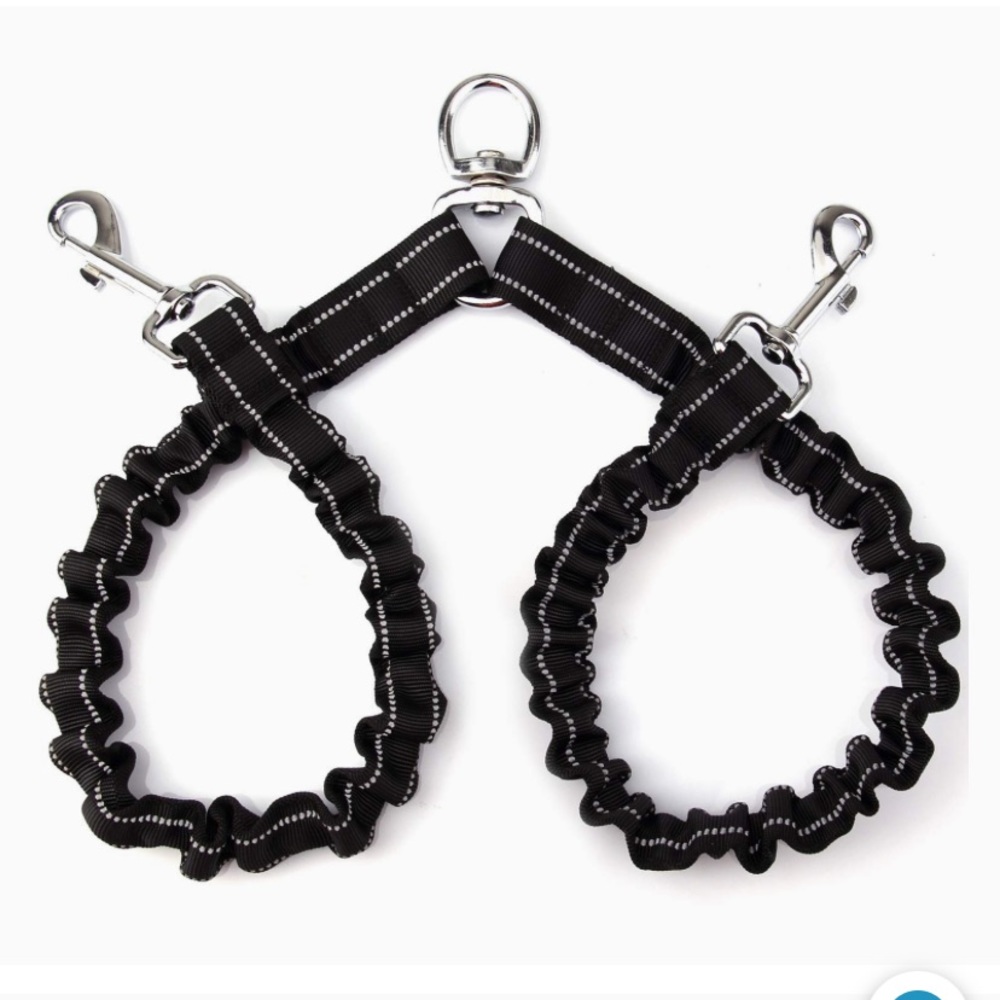 Pet Dog Double Leashes - No Tangle Dog Leash Coupler,